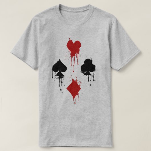 Spray-Card-Anzug T-Shirt (Design vorne)