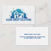 Spray Clean Zuhause Logo | House Maid Visitenkarte (Vorne/Hinten)