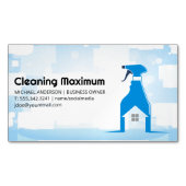 Spray Cleaning Bottle | Home Cleaner Services Magnetische Visitenkarte (Vorderseite)