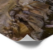 Spray Falls Autumn Colors Poster (Ecke)