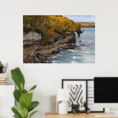 Spray Falls Autumn Colors Poster (Heimbüro)