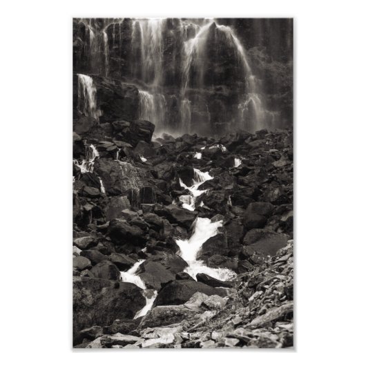 Spray Falls, WA Fotodruck (Vorne)