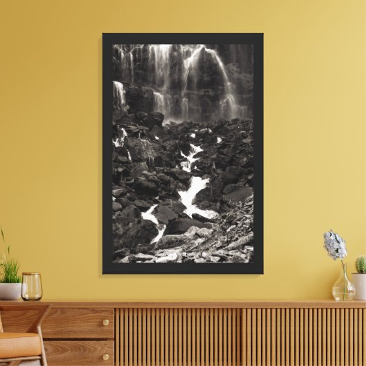 Spray Falls, WA Leinwanddruck (Insitu (Wohnzimmer))