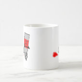 Spray Furz Paint Funny Mug Kaffeetasse (Mittel)