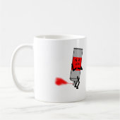 Spray Furz Paint Funny Mug Kaffeetasse (Links)