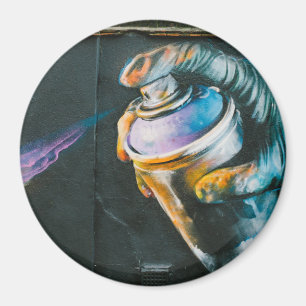 Spray kann Graffiti-Kunst-Wandmalerei Magnet