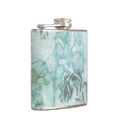 Spray mit nicht verzierter Blume III Flachmann (Rechts)