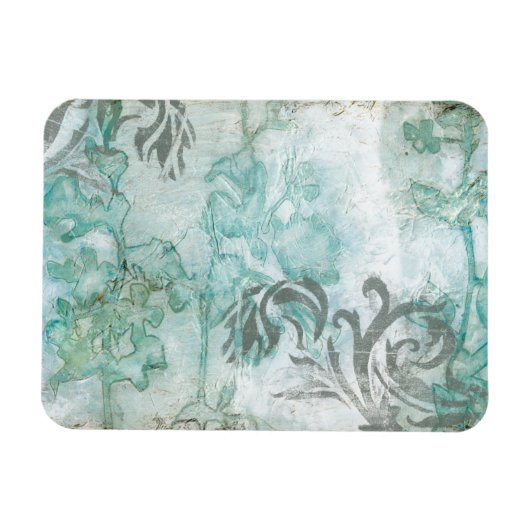 Spray mit nicht verzierter Blume III Magnet (Horizontal)