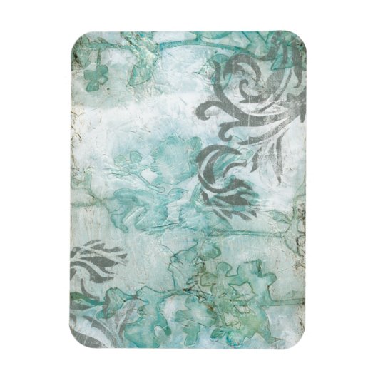 Spray mit nicht verzierter Blume III Magnet (Vertikal)