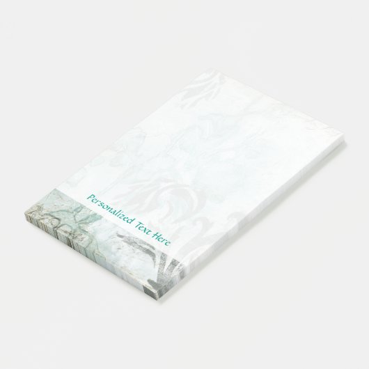 Spray mit nicht verzierter Blume III Post-it Klebezettel (angewinkelt)