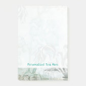 Spray mit nicht verzierter Blume III Post-it Klebezettel (Vorderseite)