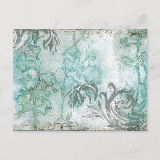 Spray mit nicht verzierter Blume III Postkarte (Vorderseite)