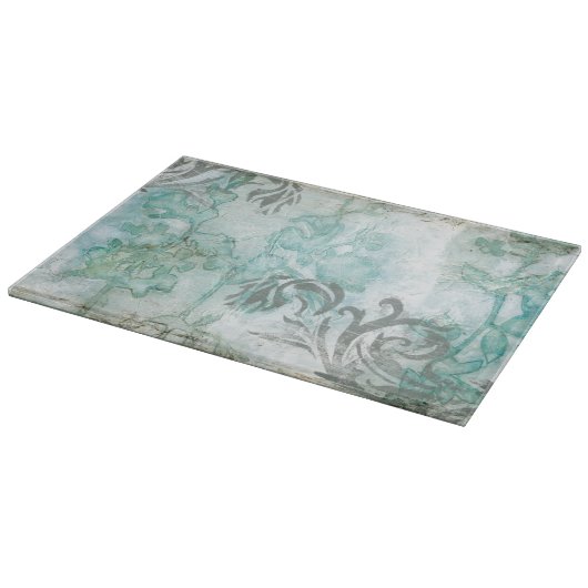 Spray mit nicht verzierter Blume III Schneidebrett (Ecke)