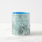 Spray mit nicht verzierter Blume III Tasse (Zentrum)