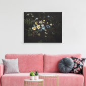 Spray of Blume and Ferns by Titian Ramsay Peale Leinwanddruck (Insitu (Wohnzimmer))