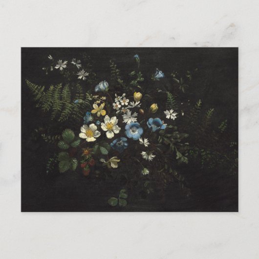 Spray of Blume and Ferns by Titian Ramsay Peale Postkarte (Vorderseite)