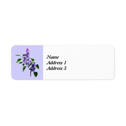 Spray of Lilacs Save the Date (Vorne)