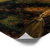 Spray Orchids mit Hummingbird Poster (Ecke)