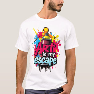 Spray Paint Art Escape - Graffiti Inspiriert Städt T-Shirt
