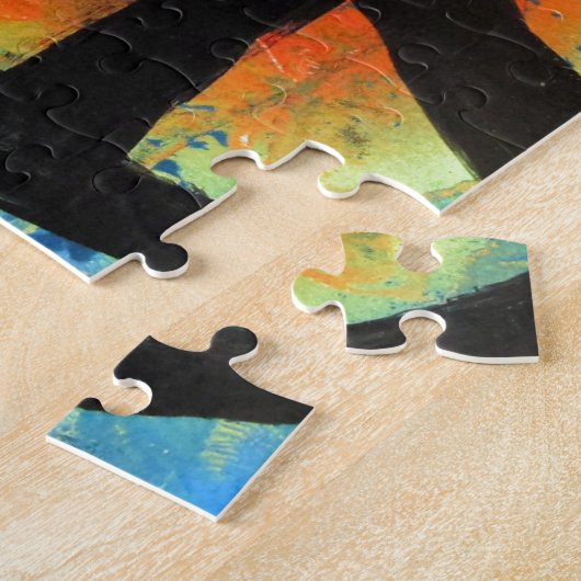 Spray Paint Art Rainbow Peace Sign Painting Puzzle (Seite)