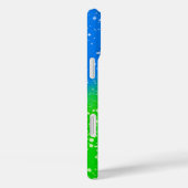 Spray Paint Black Green und Blue Name Case Mate iP (Rückseite / Rechts)