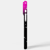 Spray Paint Black Pink und Blue Name Case-Mate iPhone Hülle (Rückseite / Links)