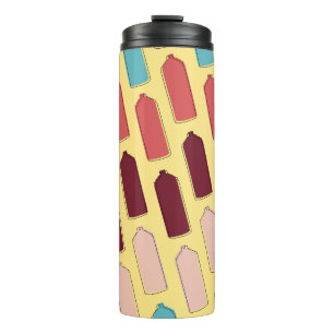 Spray Paint Can Muster Thermosbecher