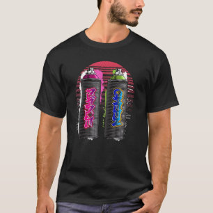 Spray Paint Cans Graffitis Taggers T-Shirt