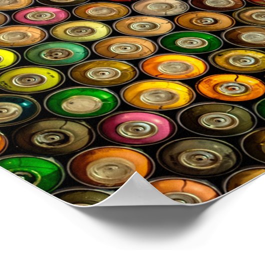 Spray Paint Cans Poster (Ecke)