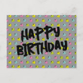 Spray Paint Cap - Happy Birthday Postkarte (Vorderseite)