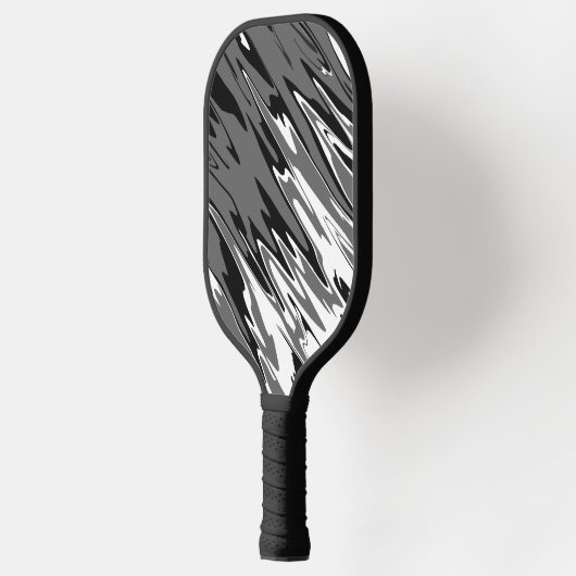 Spray Paint Dark Neutrals Pickleball Schläger (Links)