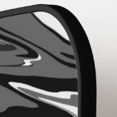 Spray Paint Dark Neutrals Pickleball Schläger (Linke Seite)