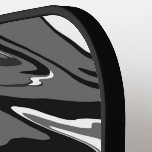 Spray Paint Dark Neutrals Pickleball Schläger (Linke Seite)