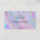 Spray Paint | Flüssige Flüssig Visitenkarte (Rückseite)