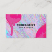 Spray Paint | Flüssige Flüssig Visitenkarte (Vorderseite)