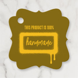 Spray Paint Geschenkanhänger