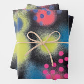 Spray Paint Geschenkpapier Set (Beispiel)