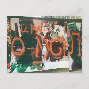 Spray Paint Graffiti Midtown Manhattan NYC Foto Postkarte