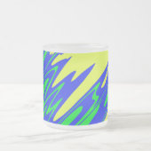 Spray Paint Mardi Gras Blue Mattglastasse (Mittel)