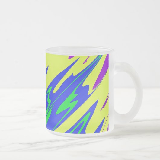 Spray Paint Mardi Gras Blue Mattglastasse (Rechts)