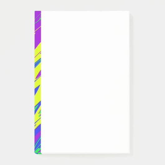 Spray Paint Mardi Gras Blue Post-it Klebezettel (Vorderseite)