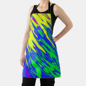 Spray Paint Mardi Gras Blue Schürze (InSitu)