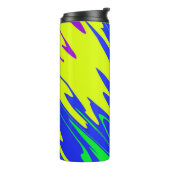 Spray Paint Mardi Gras Blue Thermosbecher (Nach links gedreht)
