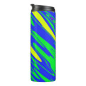 Spray Paint Mardi Gras Blue Thermosbecher (Nach rechts gedreht)
