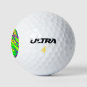 Spray Paint Mardi Gras Golfball (Logo)