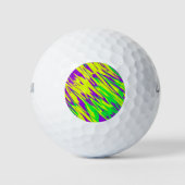 Spray Paint Mardi Gras Golfball (Vorderseite)