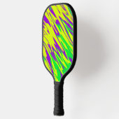 Spray Paint Mardi Gras Pickleball Schläger (Links)