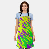 Spray Paint Mardi Gras Schürze (Getragen)