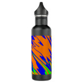 Spray Paint Orange Blue Limon Edelstahlflasche (Links)