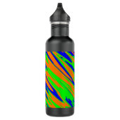 Spray Paint Orange Blue Limon Edelstahlflasche (Rechts)